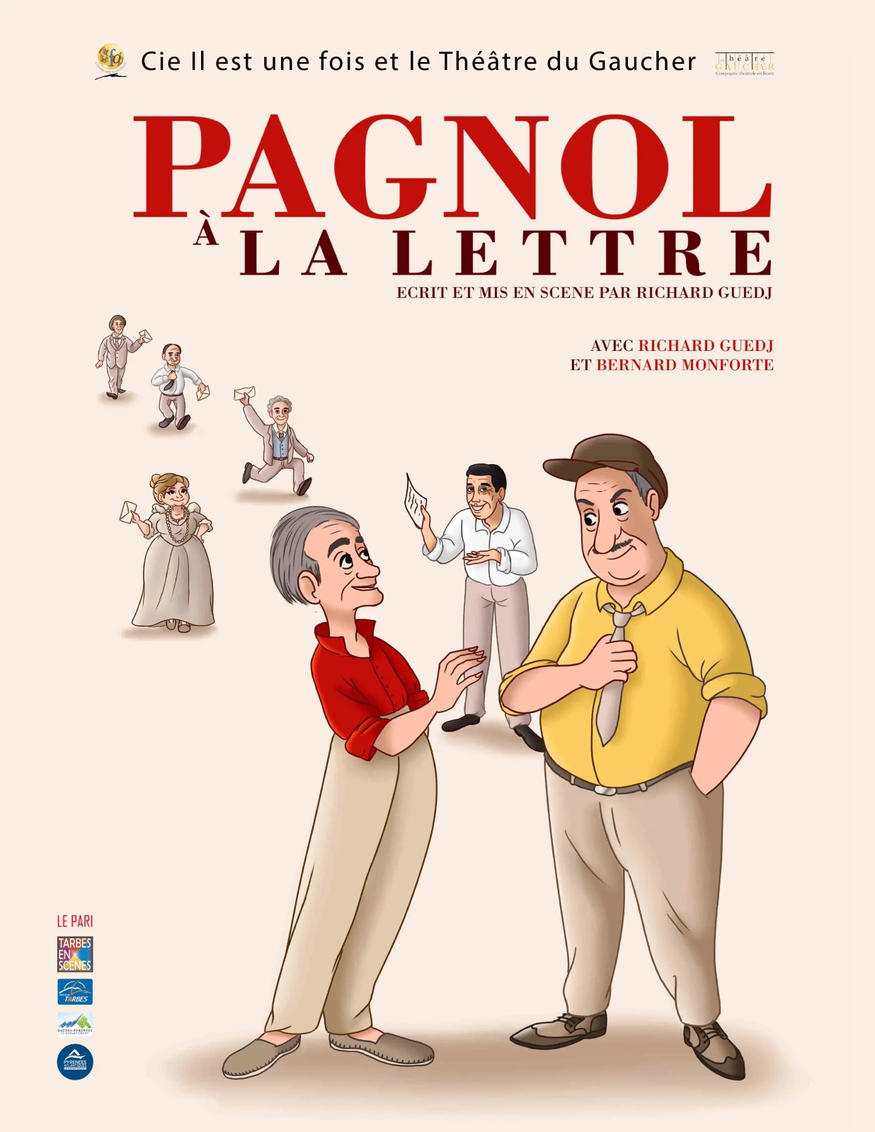 affiche A3 Pagnol a la Lettre 2 affiche A3 Pagnol a la Lettre 2