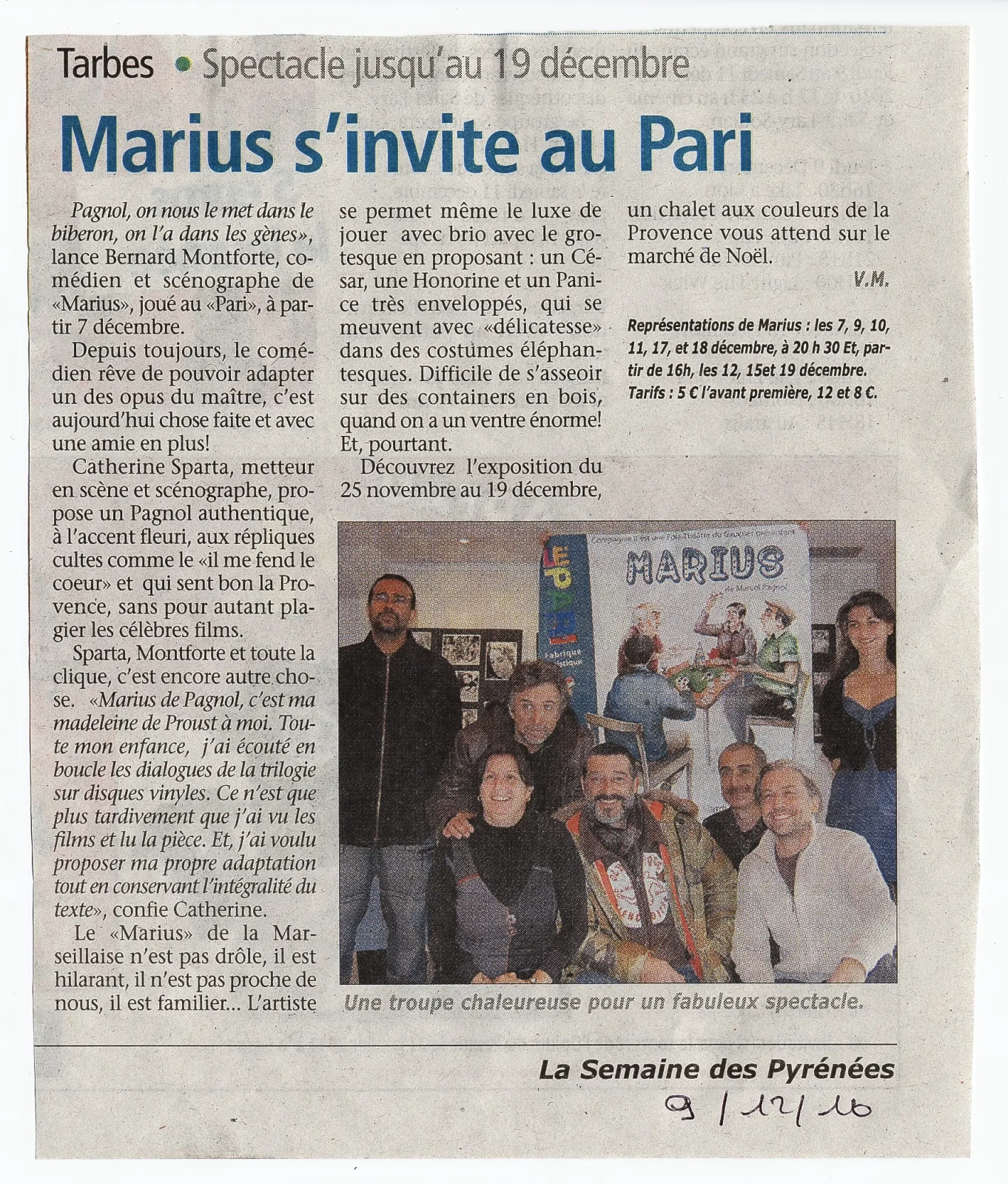 La semaine des Pyrénées du 091210